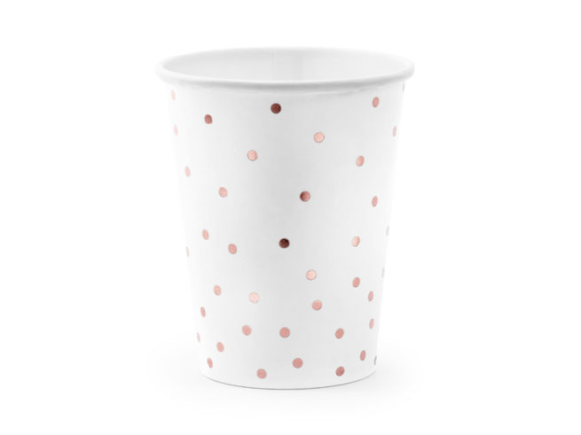 Vaso blanco topo rose gold 1 - Los eventos de Moni-K