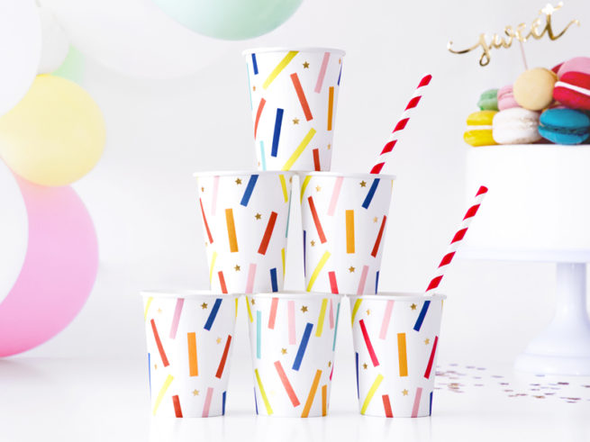 Vaso confeti Happy Birthday 2 - Los eventos de Moni-K